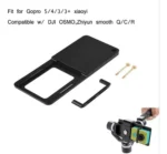 Adaptador plato de montaje para Gimbal con GoPro 3/4/5/6 o cámaras similares - Imagen 6
