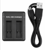 Cargador Dual Para Gopro 5/6/7/8/9/10 para 2 Baterías