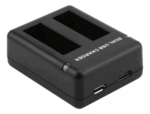 Cargador Dual Para Gopro 5/6/7/8/9/10 para 2 Baterías - Imagen 4